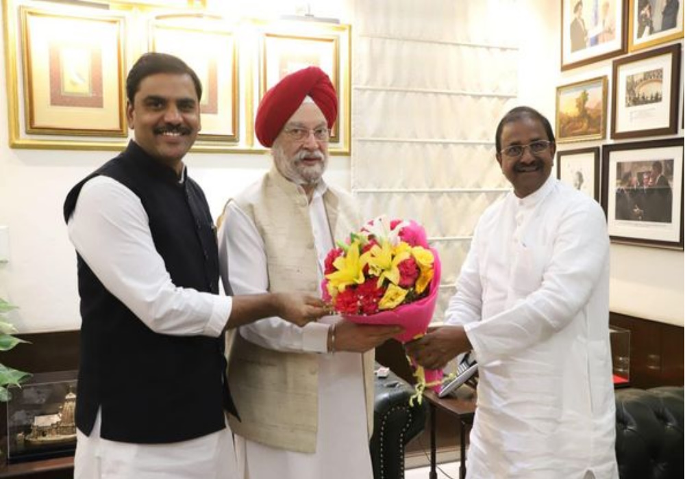 Meeting with Sh Somu Veerraju Garu, BJP Andhra Pradesh President & Sh Vishnu Vardhan Reddy Garu, State General Secretary