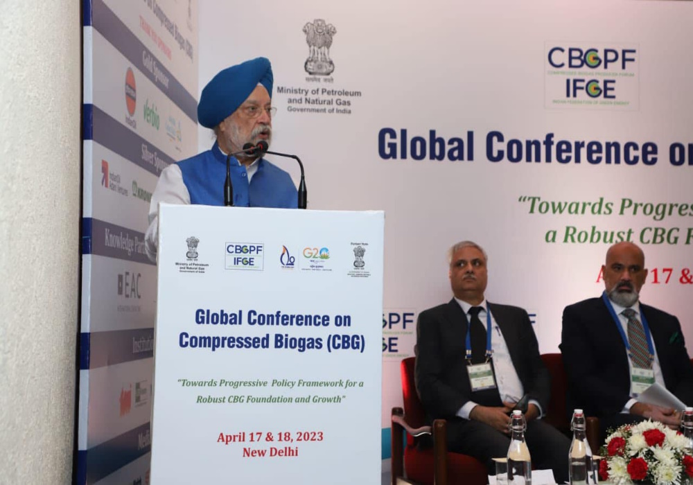 Interacted with industry professionals & stakeholders at a Two Day Global Conference on Compressed Biogas organised by IFGE-CBG Producers Forum
