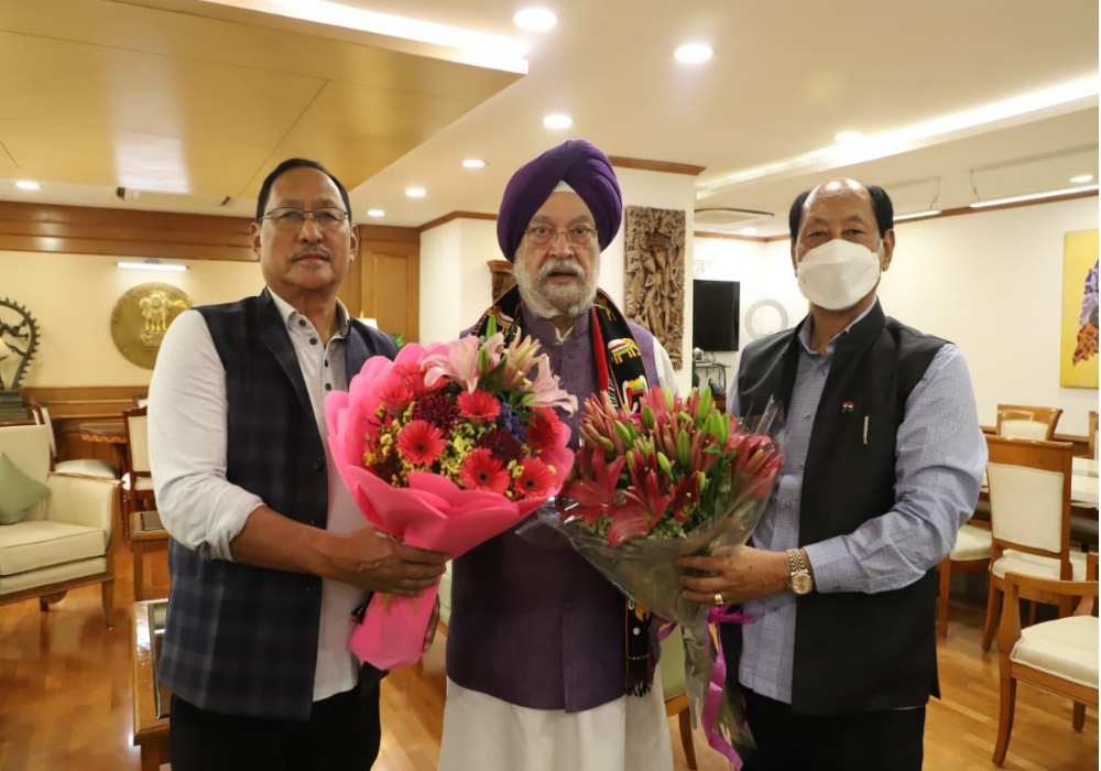 Meeting with Sh Neiphiu Rio Ji,  Chief Minister of Nagaland