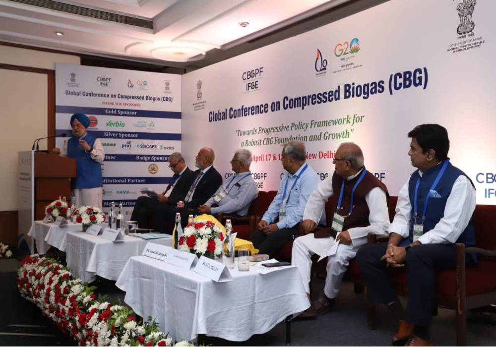 Interacted with industry professionals & stakeholders at a Two Day Global Conference on Compressed Biogas organised by IFGE-CBG Producers Forum