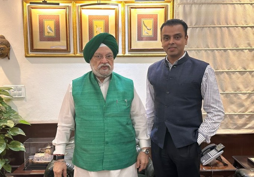 Happy to meet the young Parliamentarian Sh Milinddeor Ji today. During our meeting I also recalled how Lakshmi & I met his father Sh Murli Deora Ji when we were posted as third secretaries, language trainees at IndianEmbTokyo in 1976.