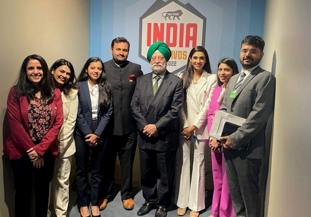 With Team Invest India at World Economic Forum : Davos 2022