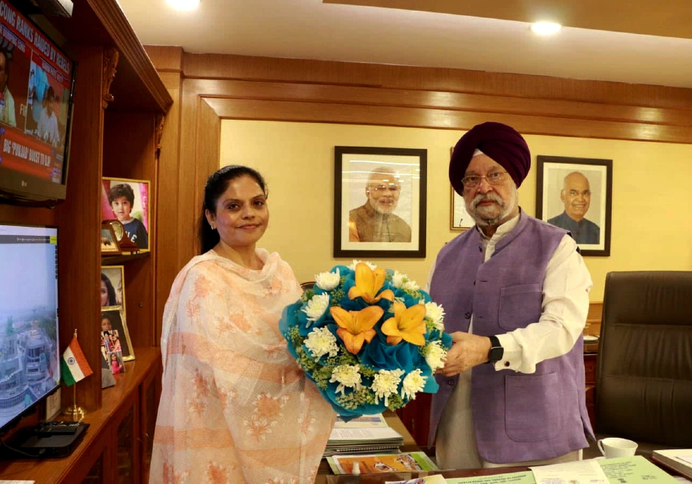 Meeting with Chairperson Punjab State Women Commission, Smt Manisha Gulati Ji