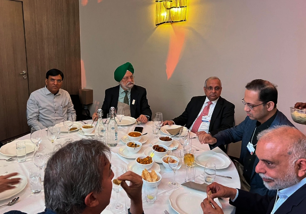 Highly successful first summer Davos draws to an end reverberating with the India story. Very well attended dinner hosted by CII