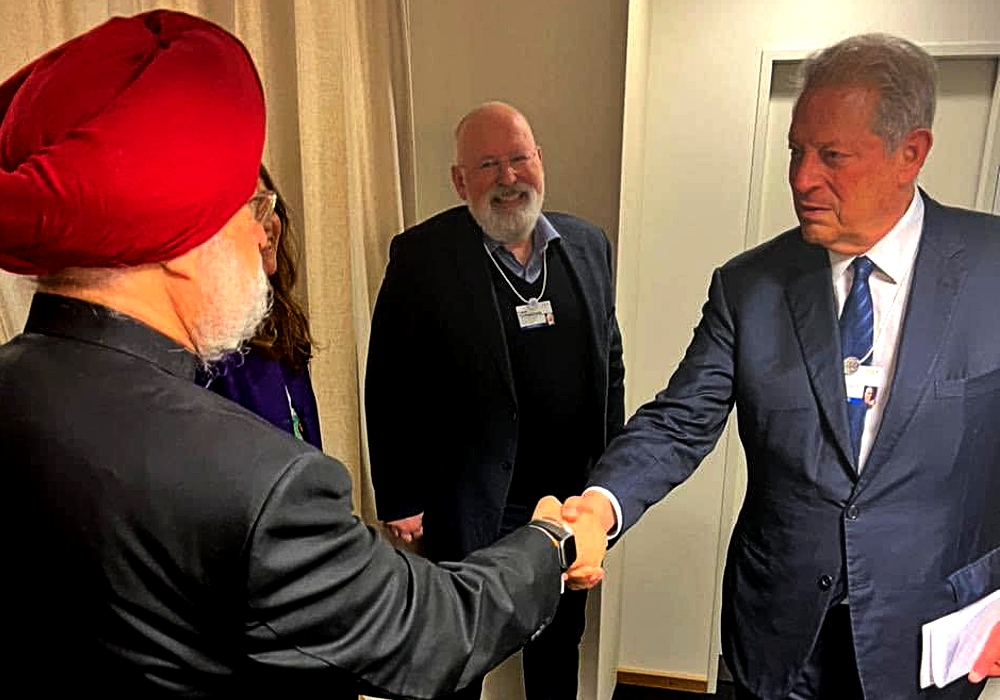 Ran into former Vice President of the US, Al Gore at World Economic Forum