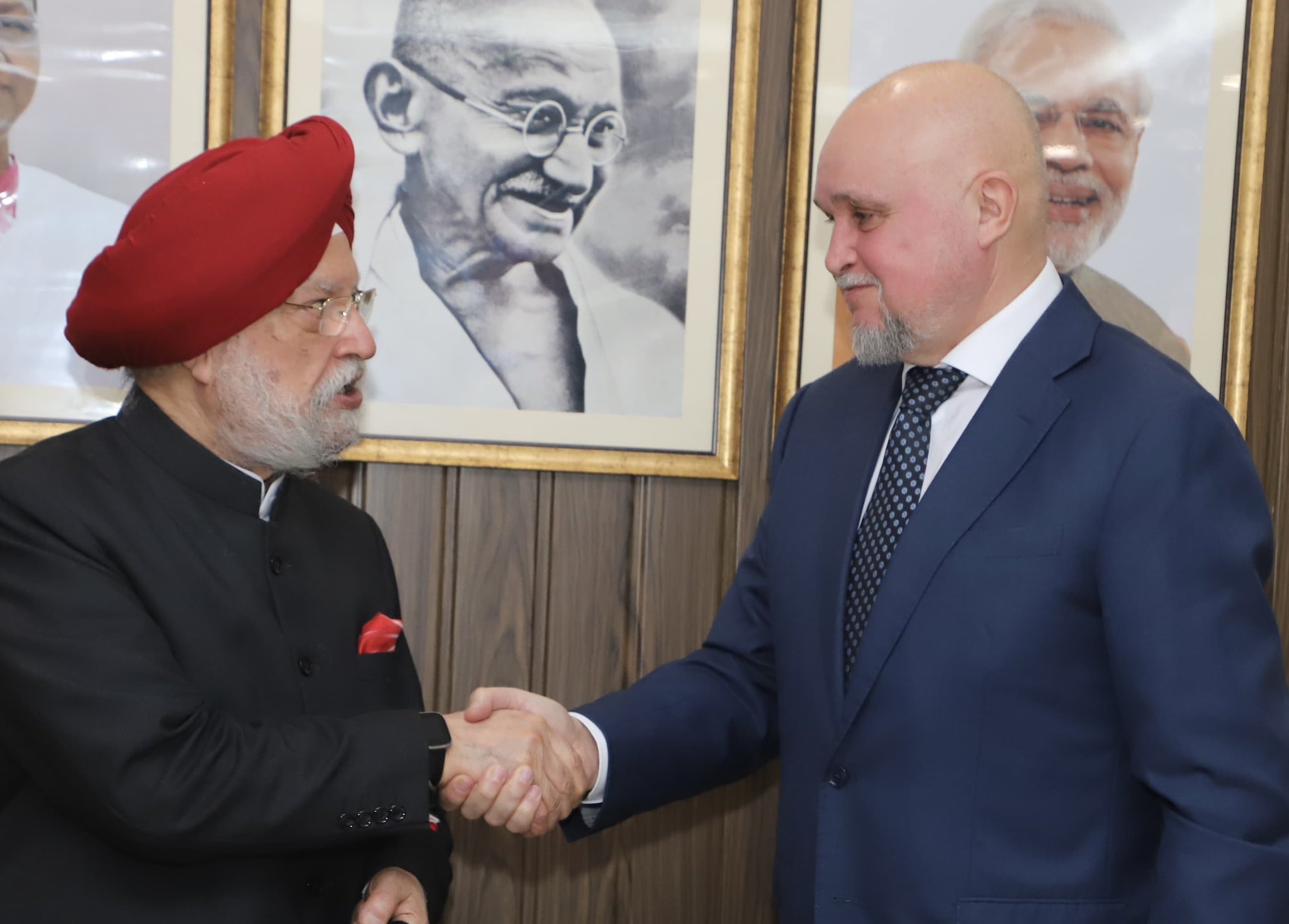 Happy to receive His Excellency Mr Sergei Tysvilev Minister of Energy, Russia