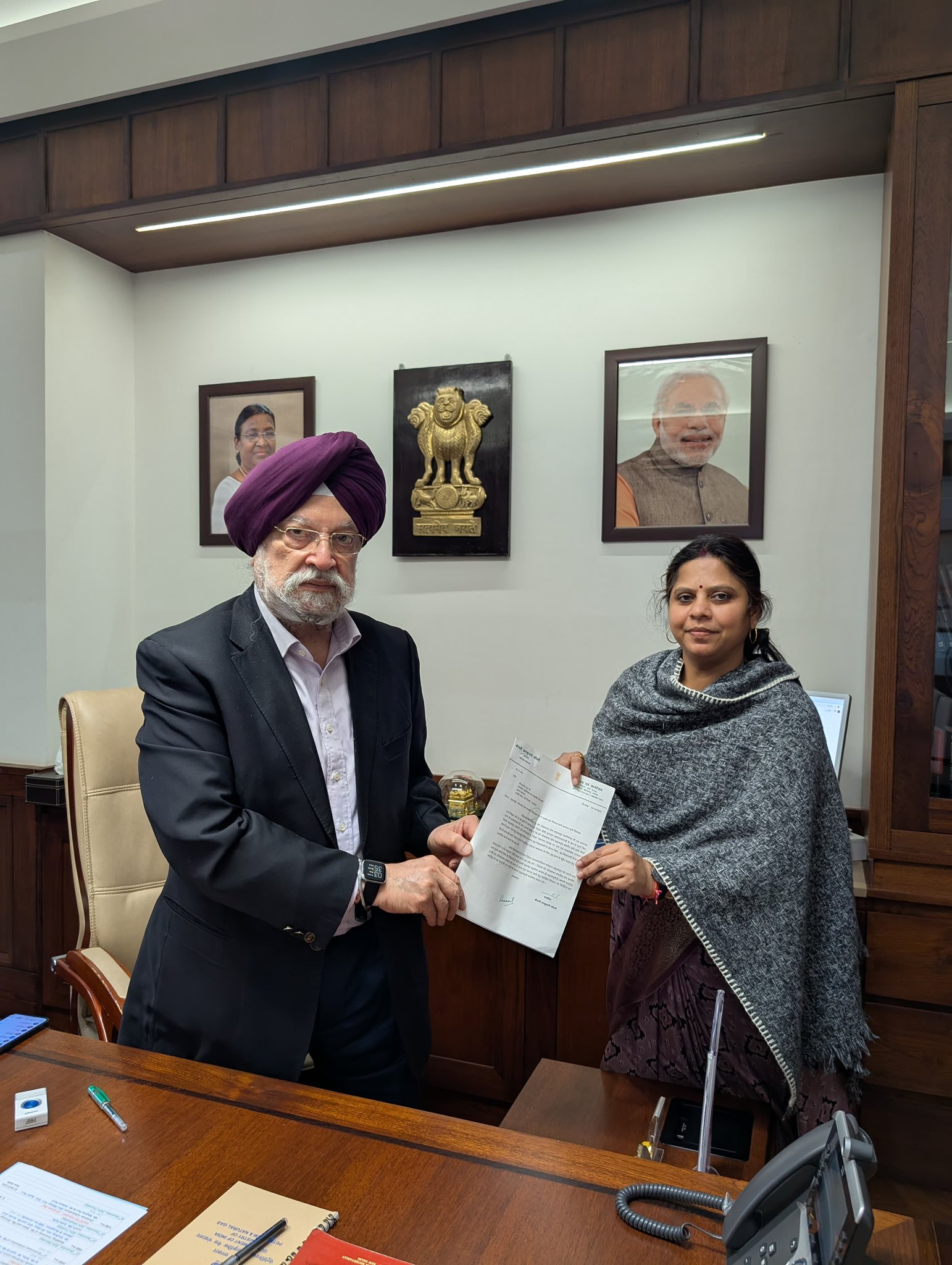 Happy to meet Member of Parliament from Mahasamund, Chhattisgarh Smt Rup Kumari Choudhary Ji today.