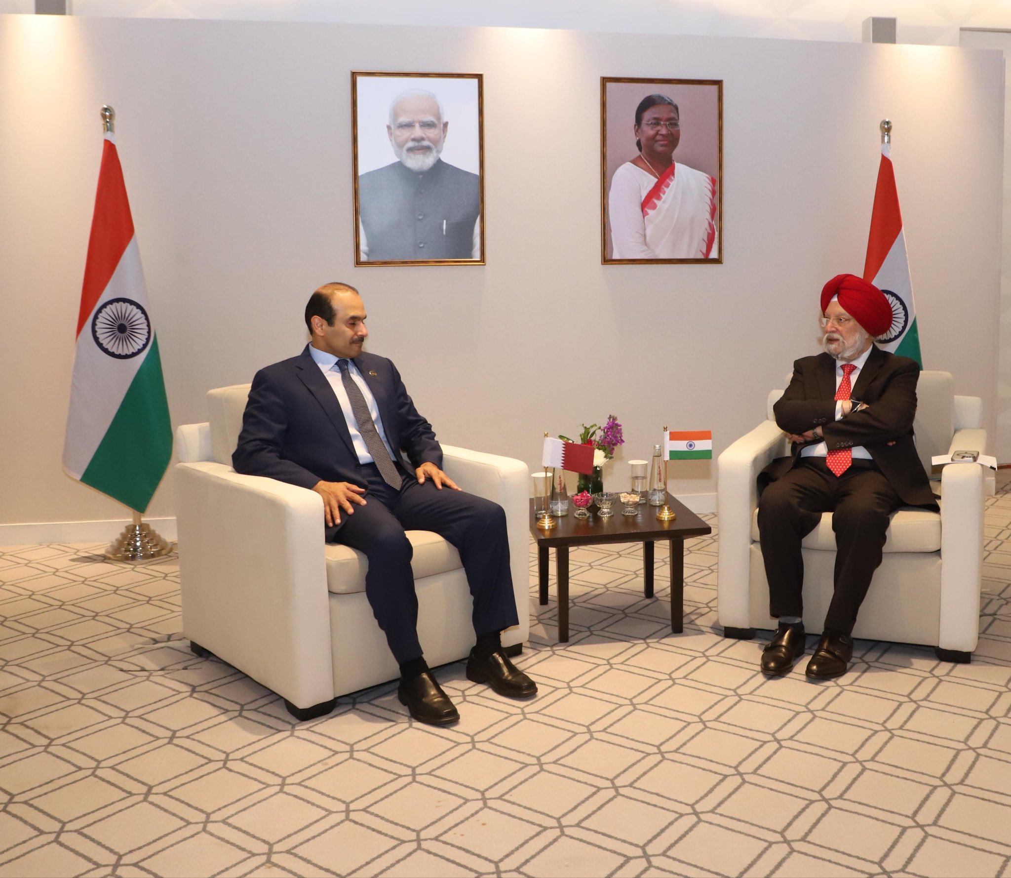 Meeting with HE Sheikh Saad Sherida Al-Kaabi Ji