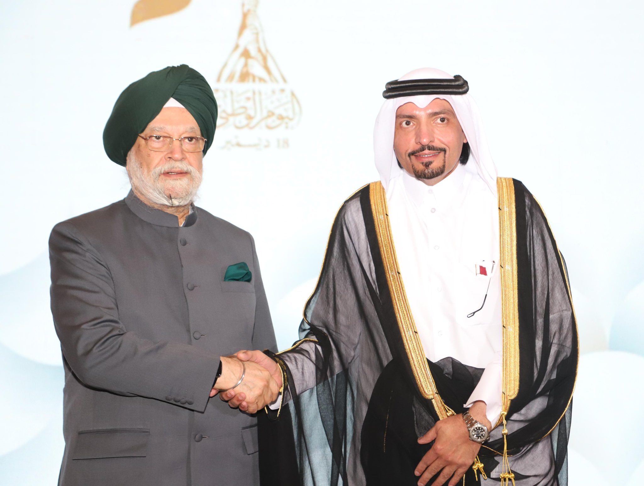 Extended heartfelt congratulations on behalf of the govt & people of India to H.E. Mohammed Hassan Jabir Al-Jabir, Ambassador of the State of Qatar to India at the event to celebrate the National Day of Qatar