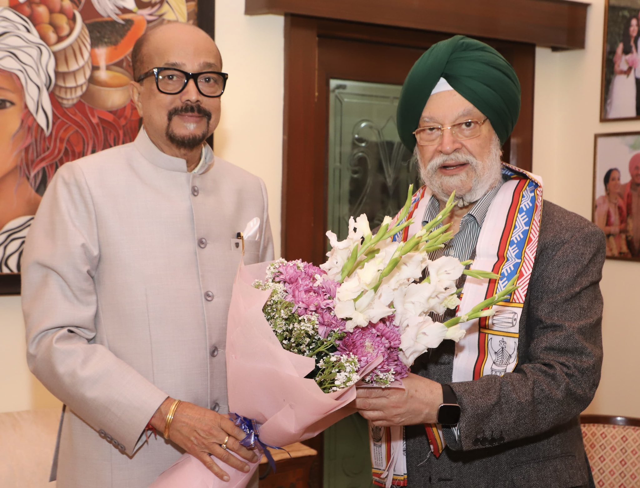Received the Hon’ble Governor of Chhattisgarh Sh Raman Deka Ji today.
