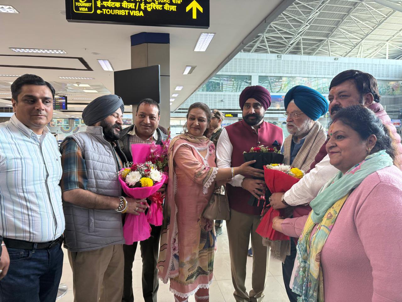 Grateful for the warm and affectionate welcome at Guru Ramdas Jee International Airport in Guru Di Nagari Sri Amritsar Sahib