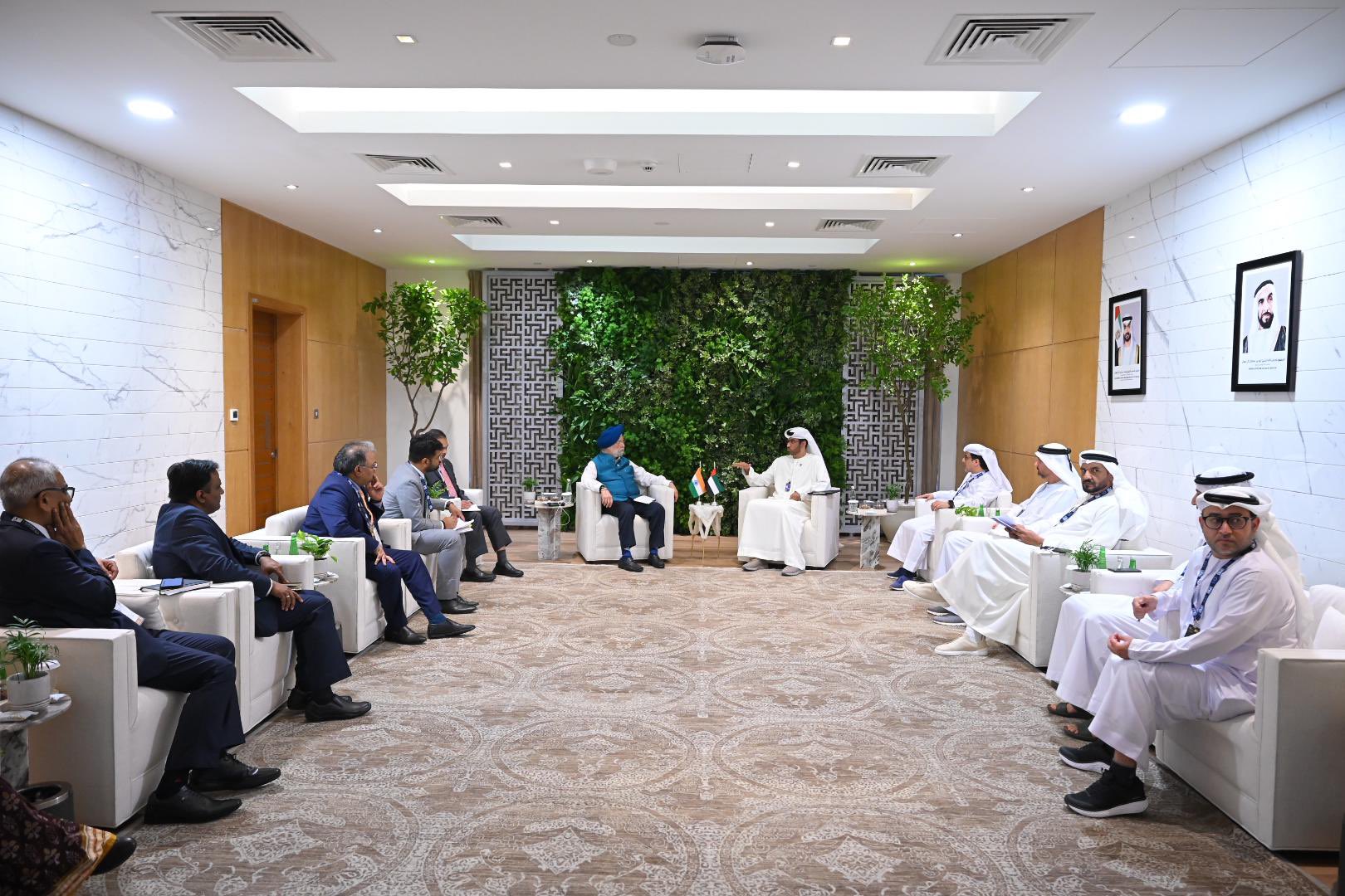 Delighted to meet my friend HE Dr Sultan Ahmed Al Jaber, UAE Minister of Industry and Advanced Technology and  ADNOC Managing Director and Group CEO in Abu Dhabi today.