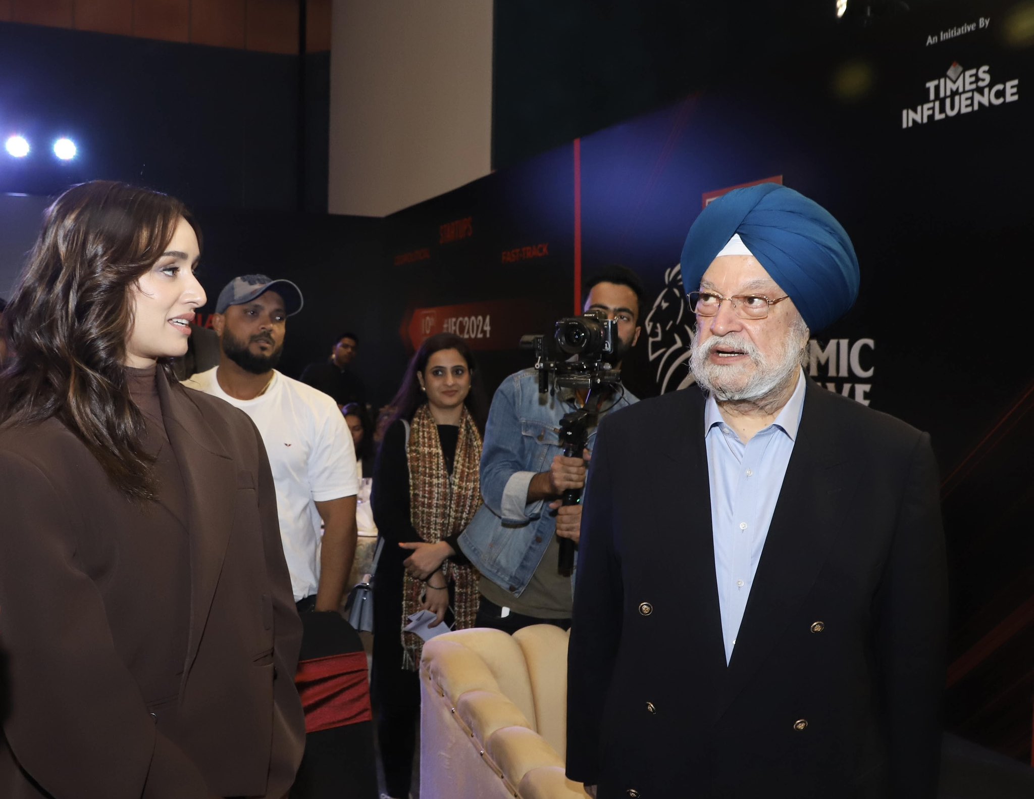 Met the talented young actor and youth icon with a strong Delhi connection, Ms Shraddha Kapoor Ji on the sidelines of #IEC2024