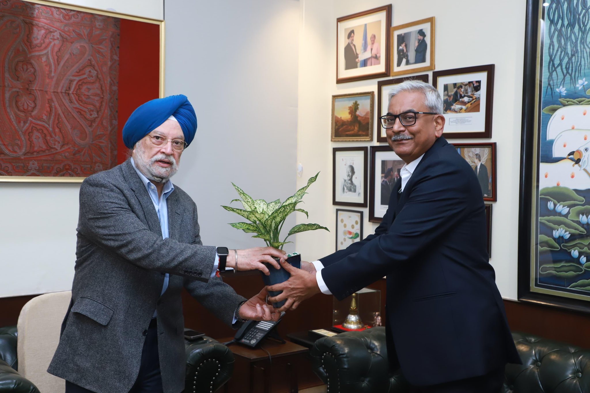 meeting with Sh G. Krishnakumar Ji, CMD BPCL  in my office today