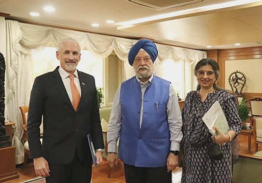 Meeting wih UN Resident Coordinator in India- Mr Shombi Sharp & Chief of Staff at United Nations India- Ms Radhika Kaul Batra