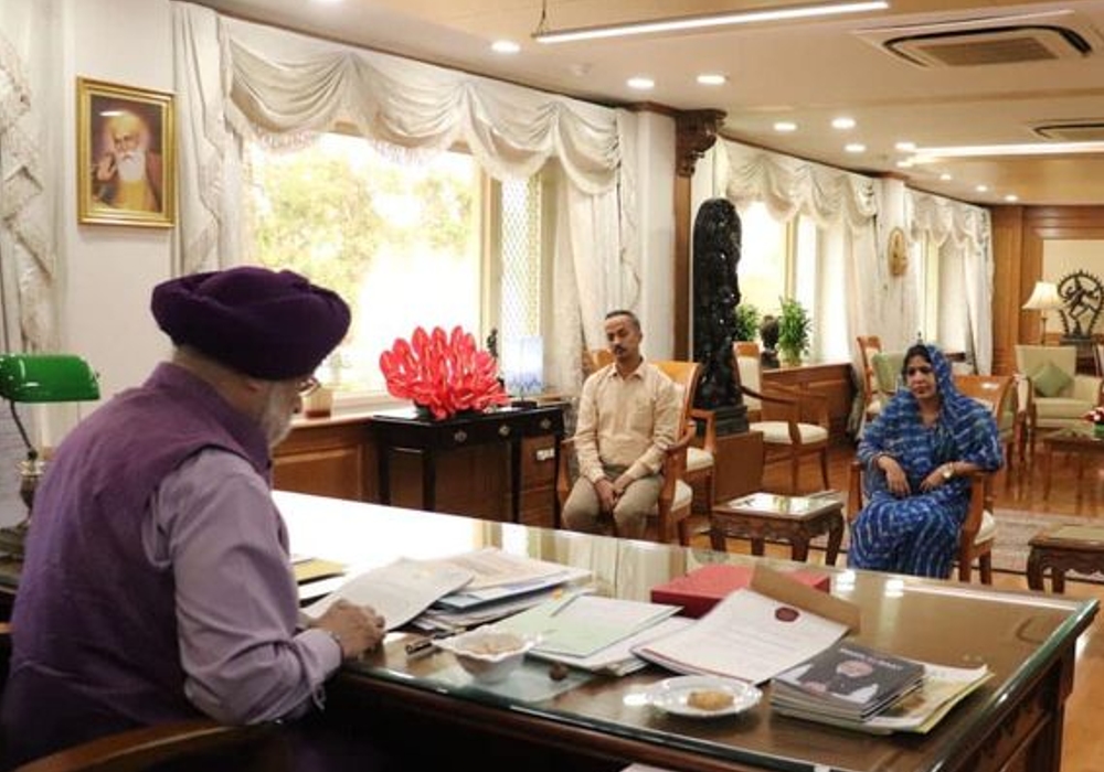 Meeting with The Member of Parliament from Bharatpur- Smt Ranjeeta Koli MP Ji