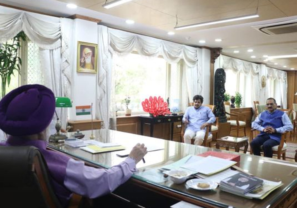 Meeting with BJP Delhi Vice-President- Sh Rajiv Babbar Ji & former RK Puram MLA- Sh Anil Sharma Ji