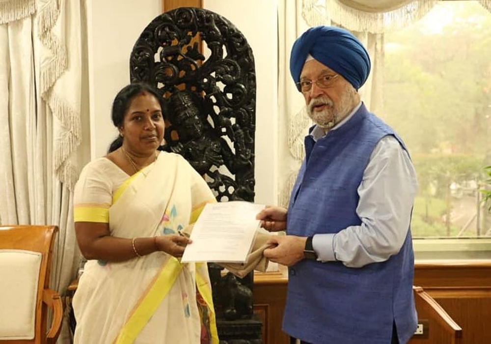 Meeting with the champion of Nari Shakti Smt Vanathi Srinivasan Ji, National President Mahila Morcha BJP & Member of Tamil Nadu Legislative Assembly