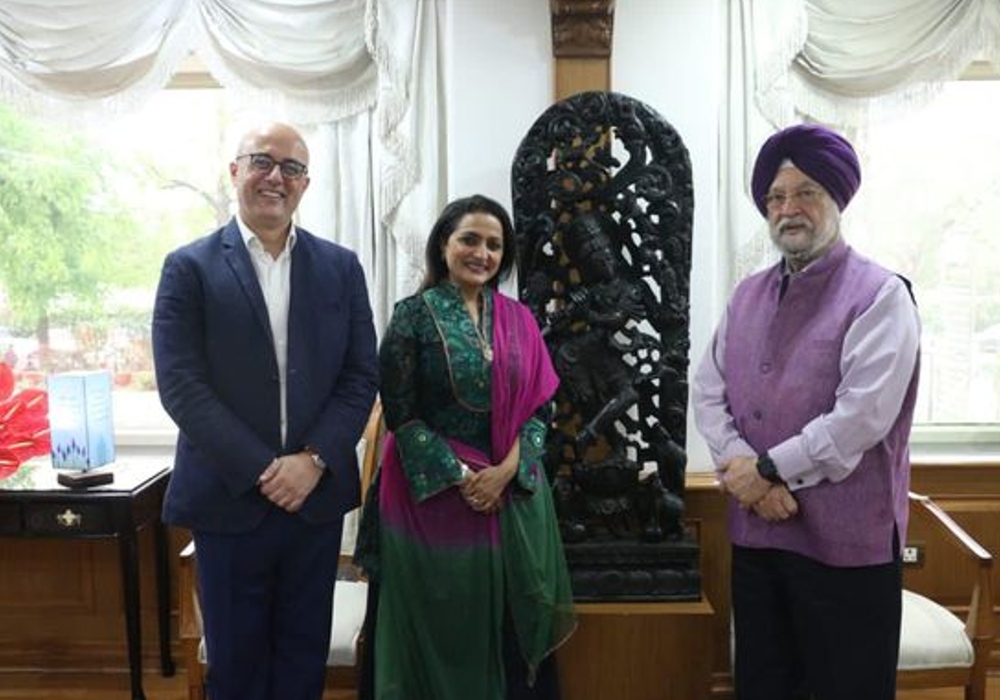 Meeting with the founders of Pandit Jasraj Cultural Foundation, Ms Durga Jasraj Ji & Sh Neeraj Jaitly