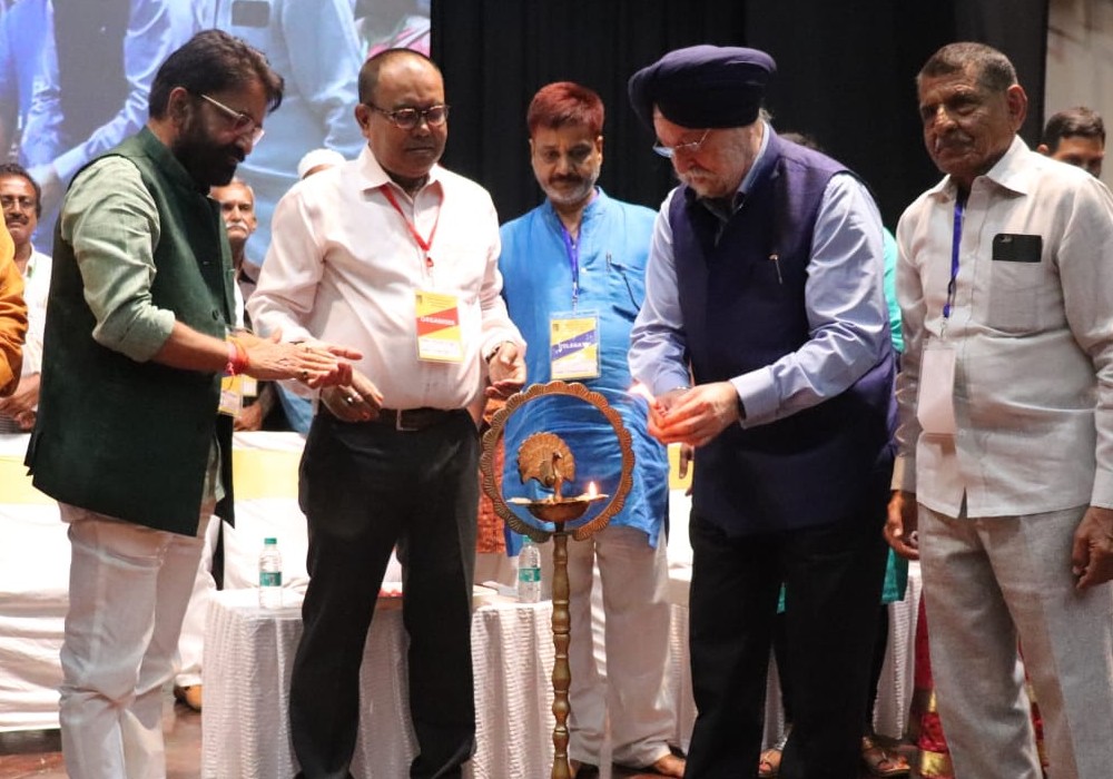 At the 16th National Conference of National Association of Street Vendors of India (NASVI) in Delhi