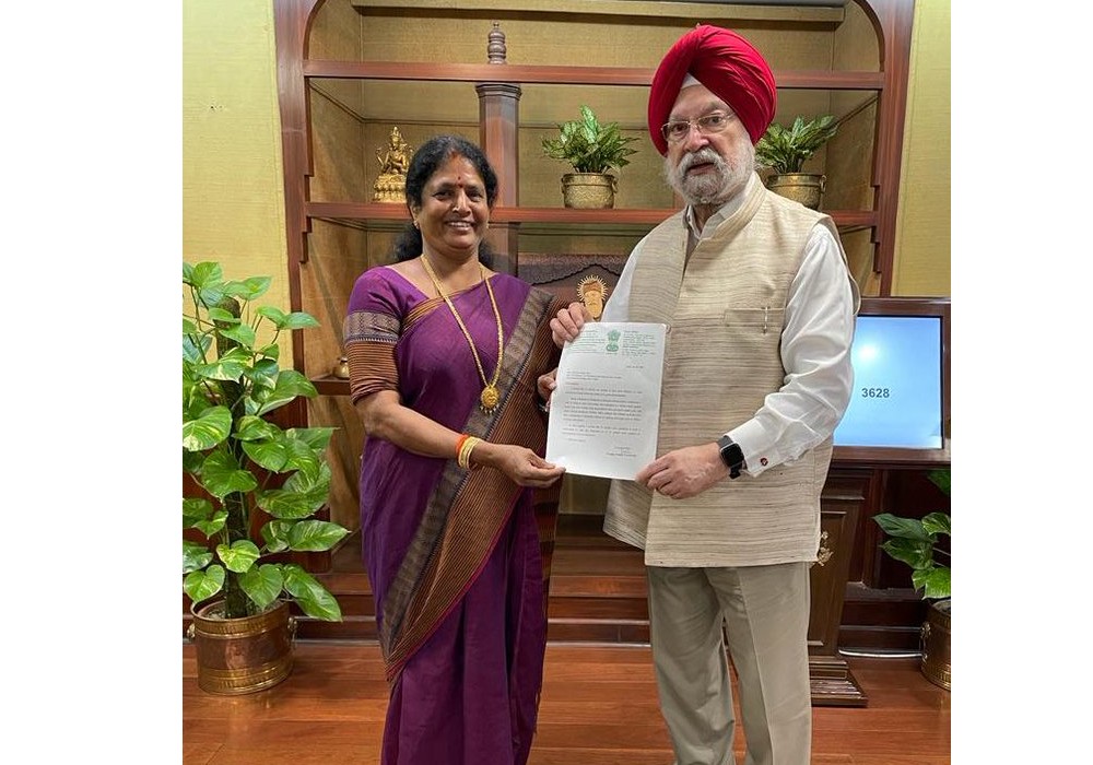 Meeting with Smt V Geetha Vishwanath Ji, Member of Parliament from Kakinada