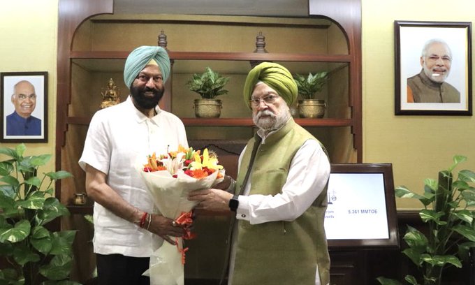 Meeting with colleague- Dr Rana Gurmit S Sodhi Ji, Punjab Leader & Former State Minister