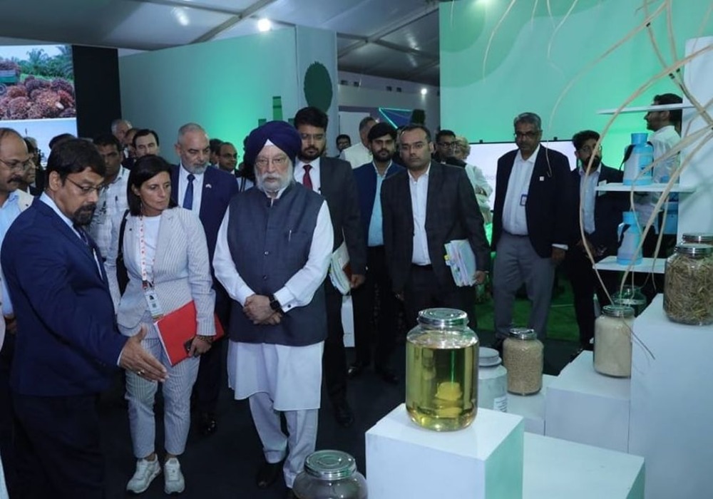 The exhibition at T20 in Goa traces the evolution of biofuels from ancient times to the present era under the leadership of Prime Minister #narendramodi ji. An interactive wall detailed processes through which biofuels are manufactured with demonstrations