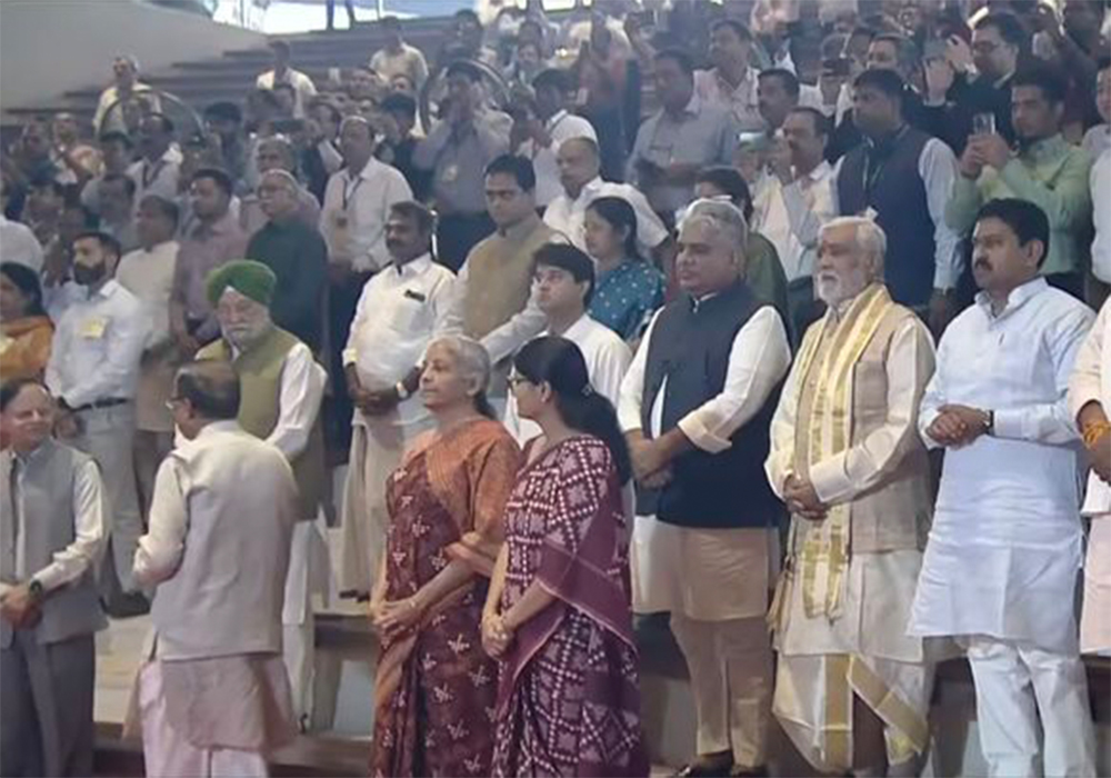 Deeply privileged to be present at the auspicious Puja ceremony of the state-of-the-art International Exhibition-cum-Convention Centre in Delhi.