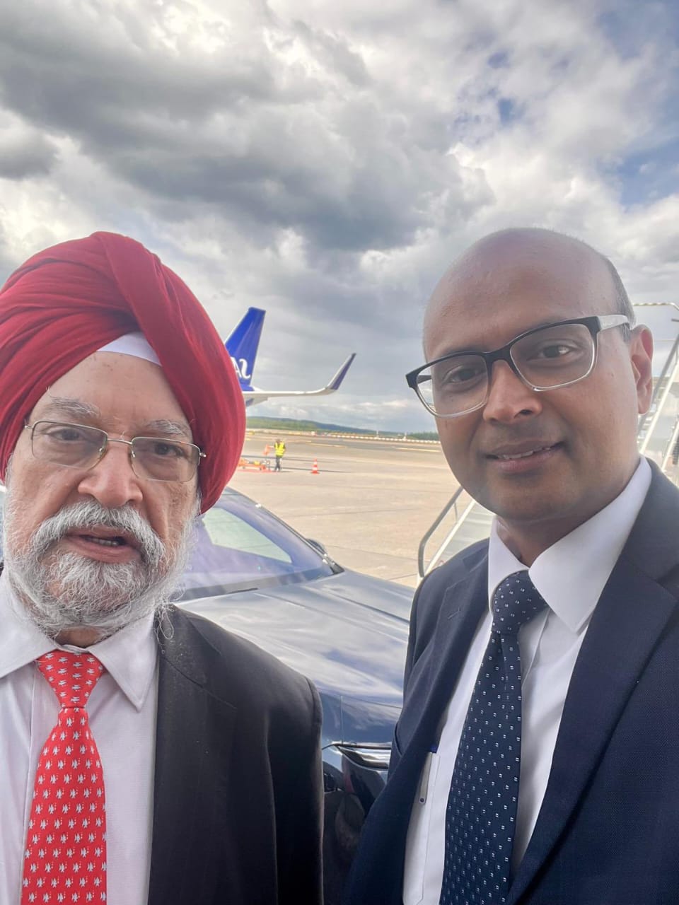 Delighted to meet Amb Dr. Acquino Vimal in Norway