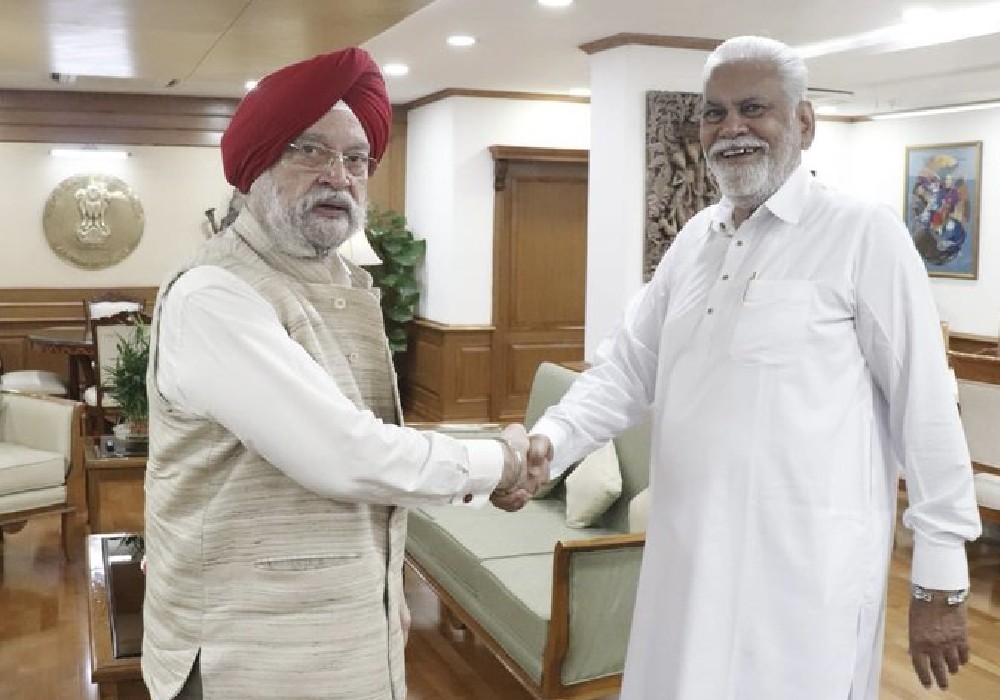 Meeting with Sh Parshottam Rupala ji, Union Cabinet Minister of Fisheries, Animal Husbandry and Dairying - Govt. of India, Member of Parliament (Rajya Sabha)