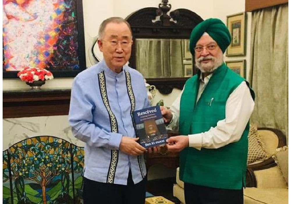 Meeting with the former UN Secretary General HE Ban Ki-moon