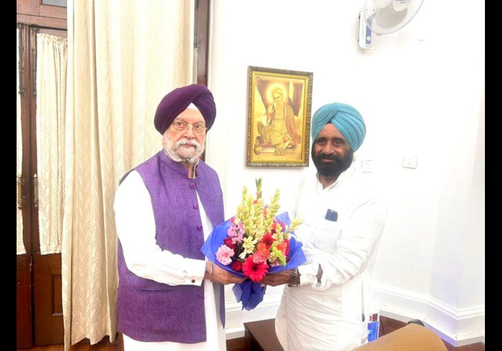 Happy to meet my friend & MoS Agriculture & Ministry of Agricultural Education & Research UPGovt Sardar Baldev Aulakh Ji in my office today.