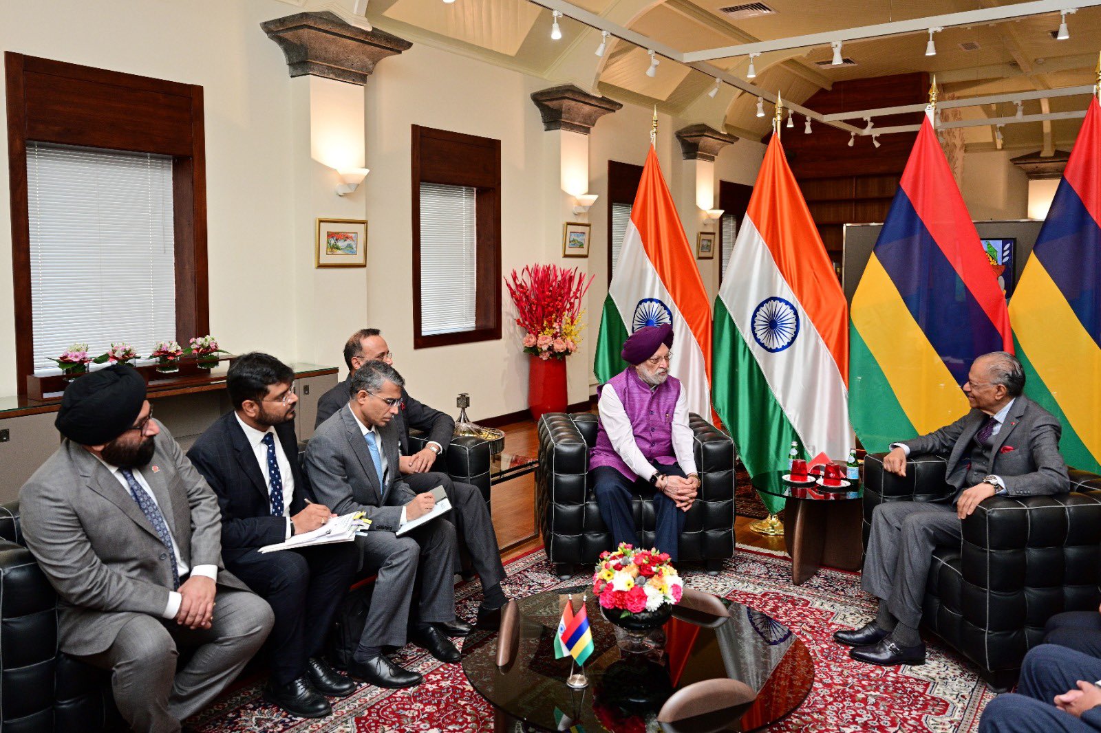 Deeply privileged to call on H.E. Dr. Navinchandra Ramgoolam, PM of the Republic of Mauritius