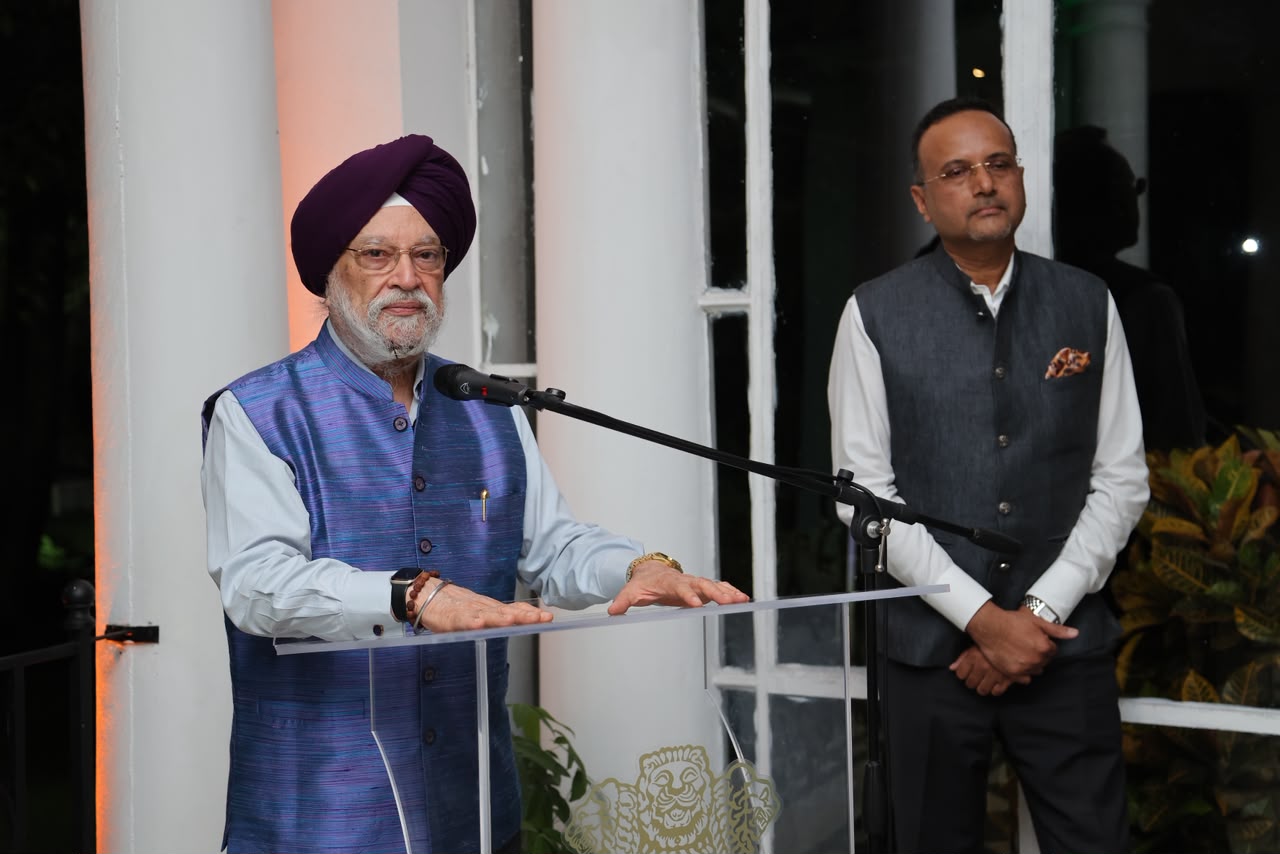 At a dinner hosted at India House by the High Commissioner of India