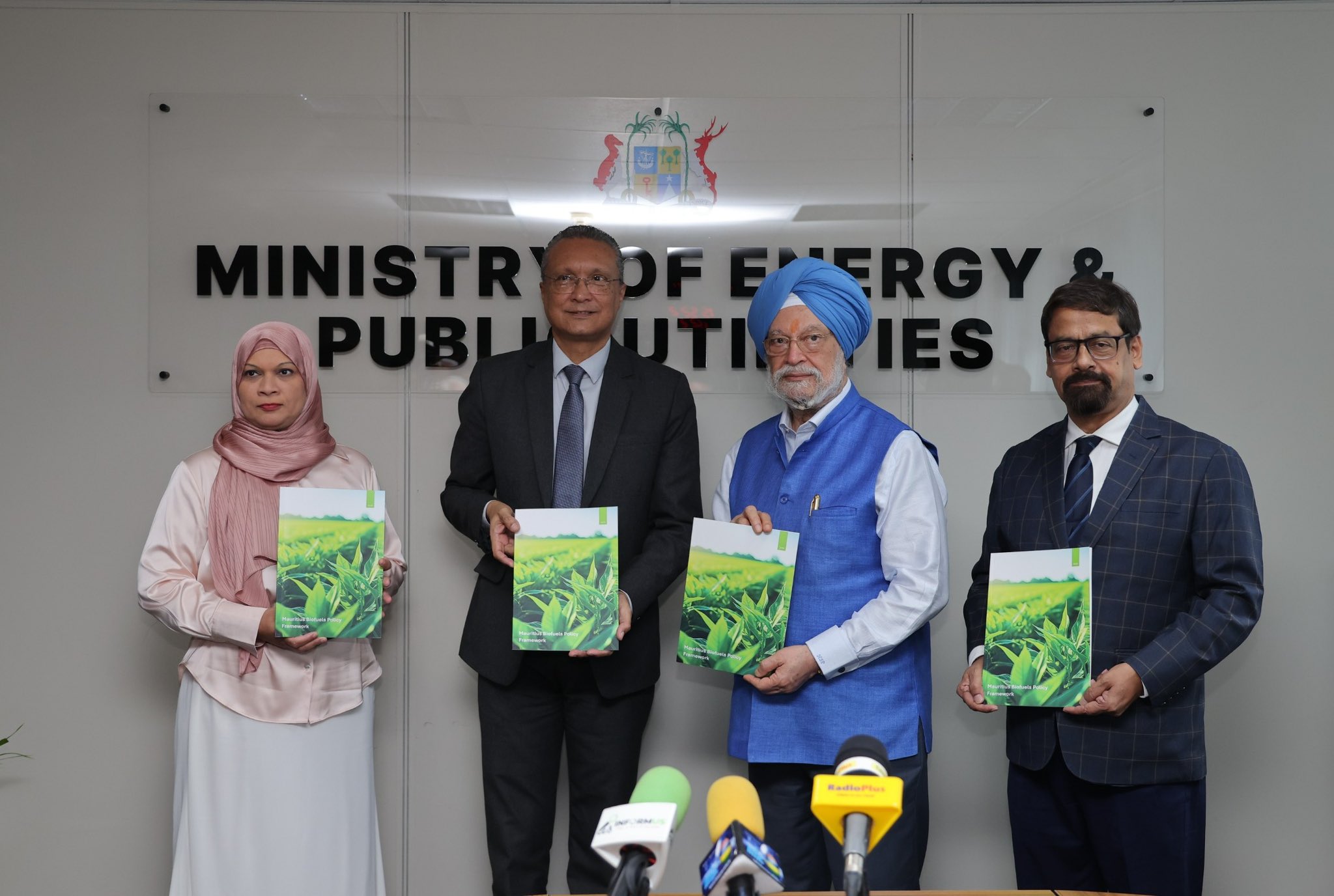Had a very fruitful meeting with H.E. Mr. Patrick Gervais Assirvaden, Minister of Energy and Public Utilities of Mauritius