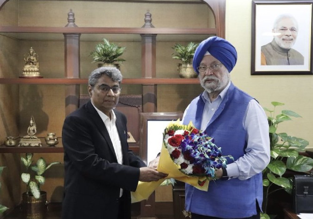 Received Sh MV Iyer Ji, Chairman & Managing Director of GAIL (India) Limited