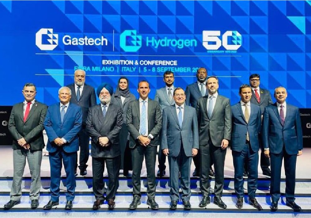 Representing India at the 50th anniversary edition of Gastech at Milan, Italy