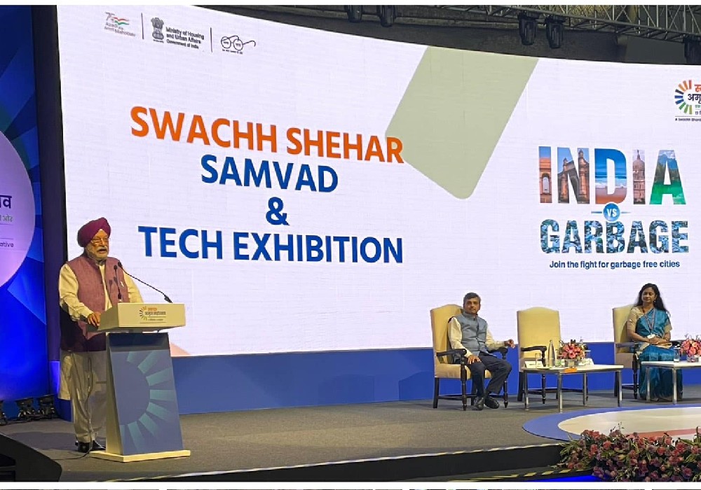 Inauguration of Swachh Shehar Samvad & Tech Exhibition in Delhi