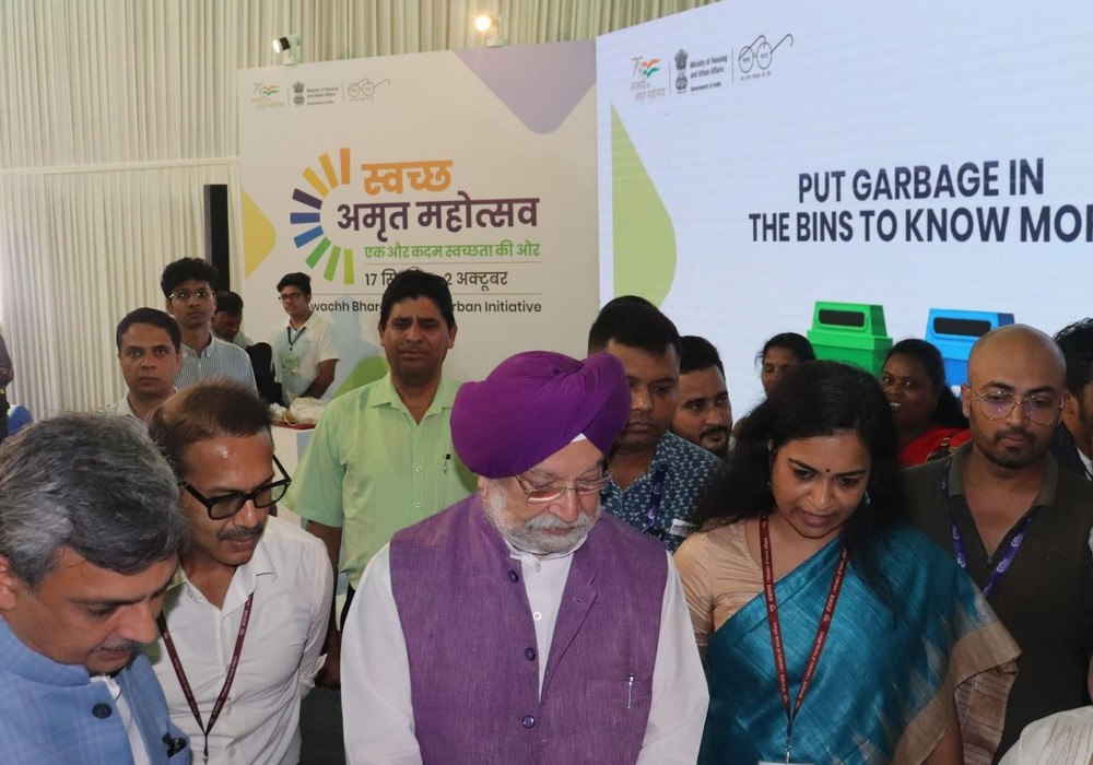 Inauguration of Swachh Shehar Samvad & Tech Exhibition in Delhi