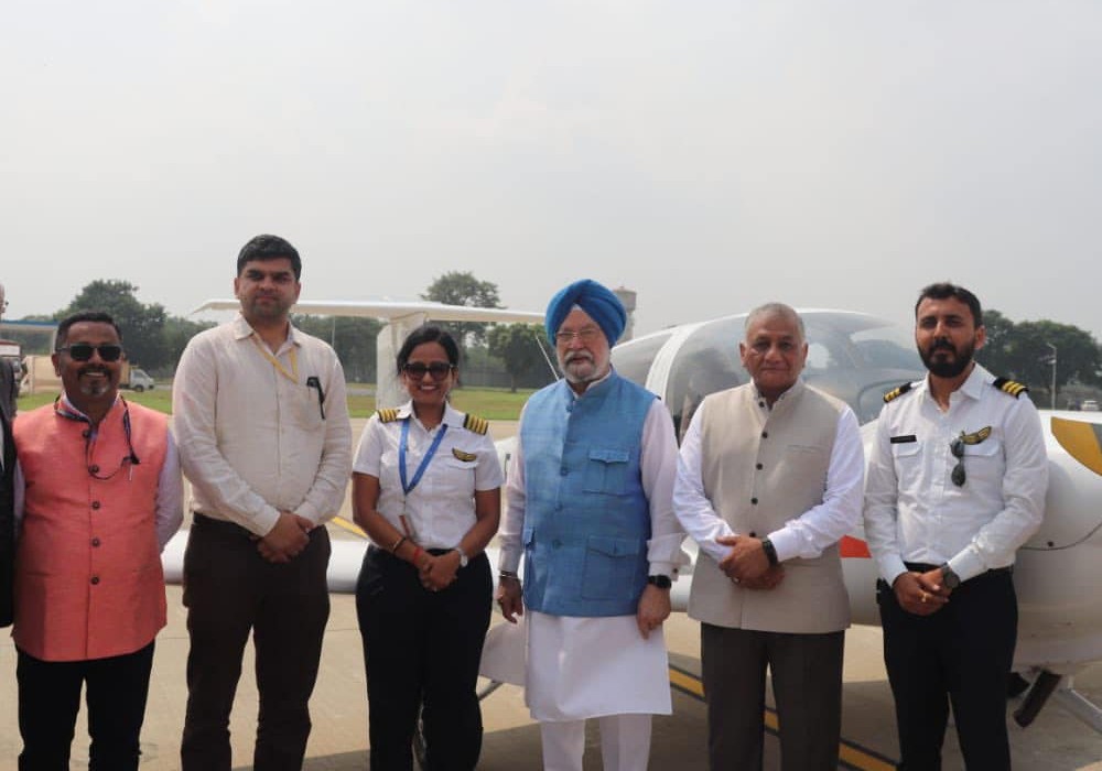 Joined my friend & colleague General V.K. Singh Ji at Hindon Indian Air Force Base to launch indigenously developed AVGAS 100 LL, special aviation fuel for piston engine aircrafts & UAVs
