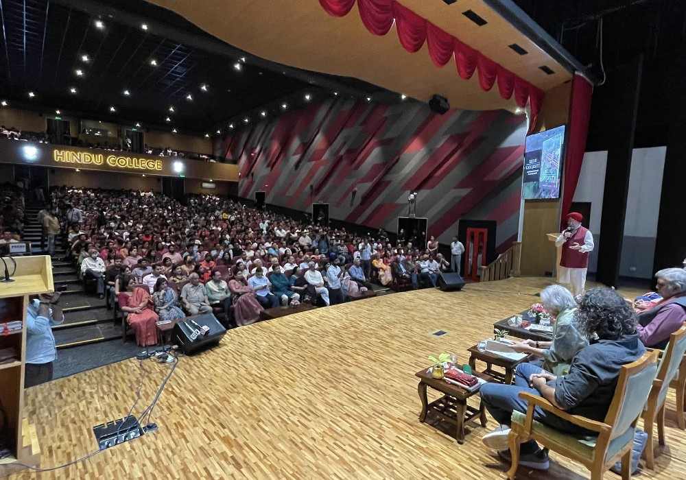 Exchanged ideas with the young students, mostly from my Alma Mater, the Hindu College