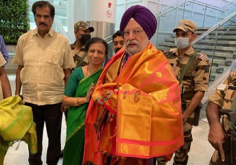 Received a warm welcome at Chennai airport