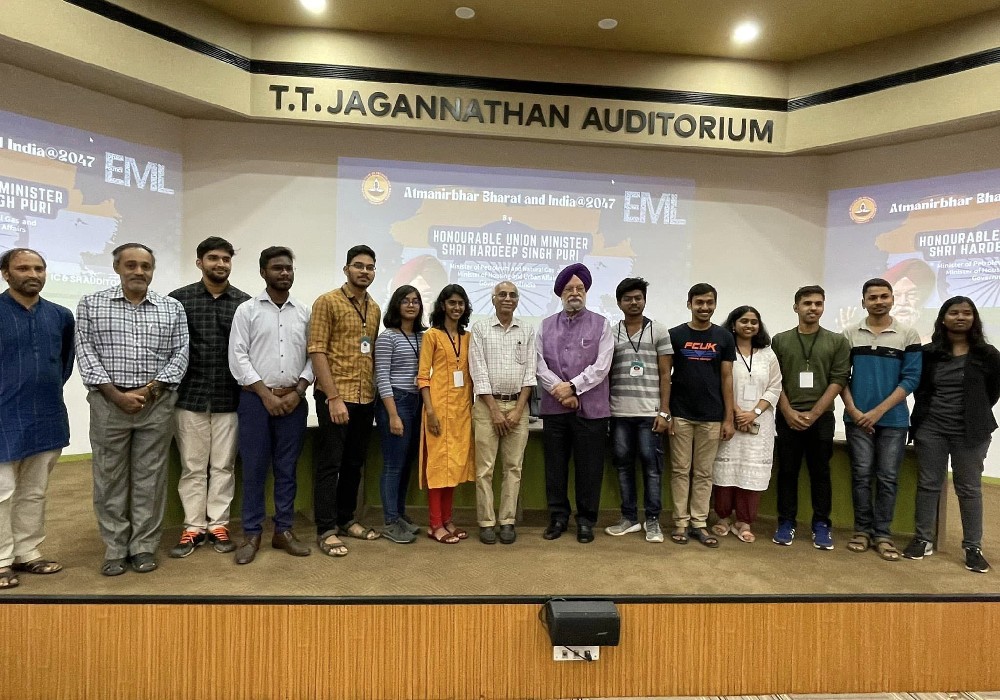 Interaction about ‘Atmanirbharta & India@2047’ at IIT Madras