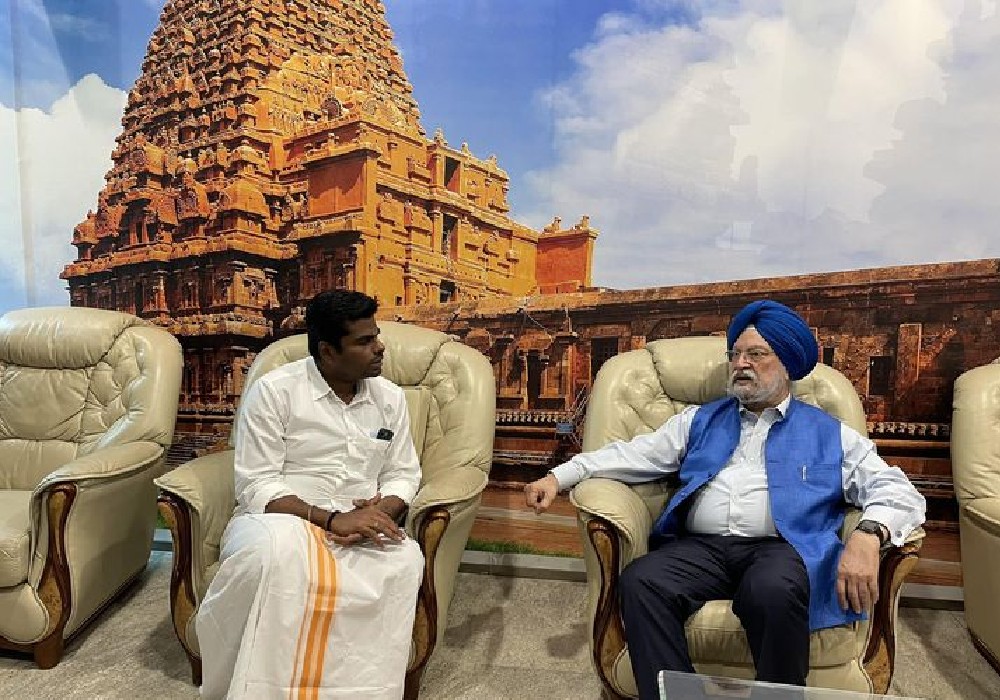 Meeting with the President of BJP Tamilnadu Thiru K.Annamalai in Chennai