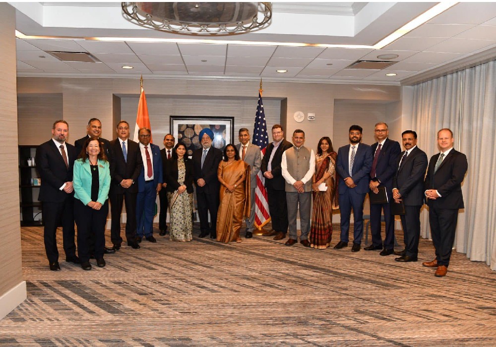 Witnessed the signing of 4 MoUs between India’s oil & gas entities & Global OFS providers & sector leaders as part of the US-India strategic clean energy partnership