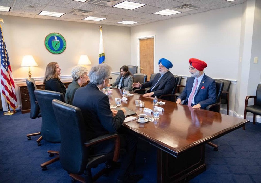 Participated in ministerial dialogue of US India Strategic Clean Energy Partnership USISCEP with US Secretary of U.S. Department of Energy, Secretary Jennifer Granholm in Washington