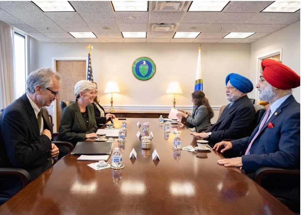 Participated in ministerial dialogue of US India Strategic Clean Energy Partnership USISCEP with US Secretary of U.S. Department of Energy, Secretary Jennifer Granholm in Washington