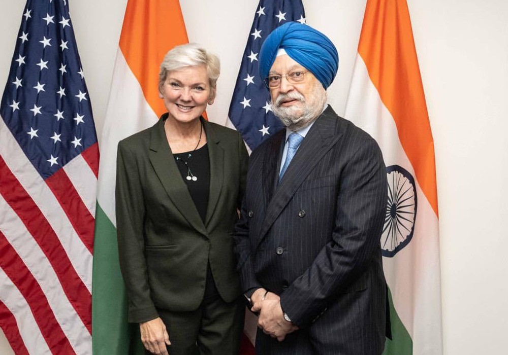 Participated in ministerial dialogue of US India Strategic Clean Energy Partnership USISCEP with US Secretary of U.S. Department of Energy, Secretary Jennifer Granholm in Washington