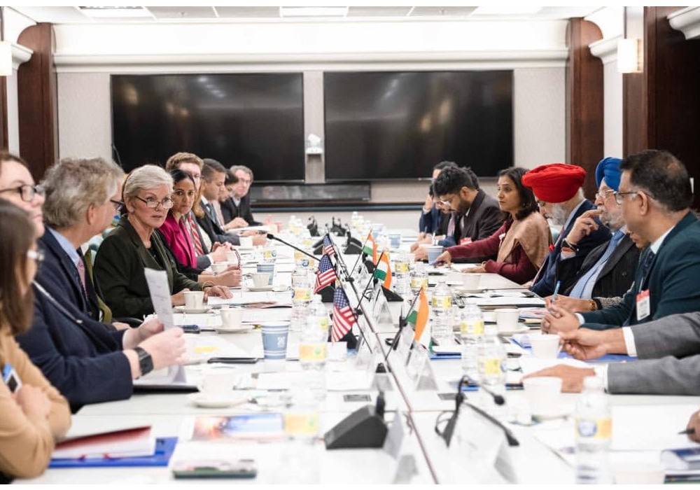 Participated in ministerial dialogue of US India Strategic Clean Energy Partnership USISCEP with US Secretary of U.S. Department of Energy, Secretary Jennifer Granholm in Washington