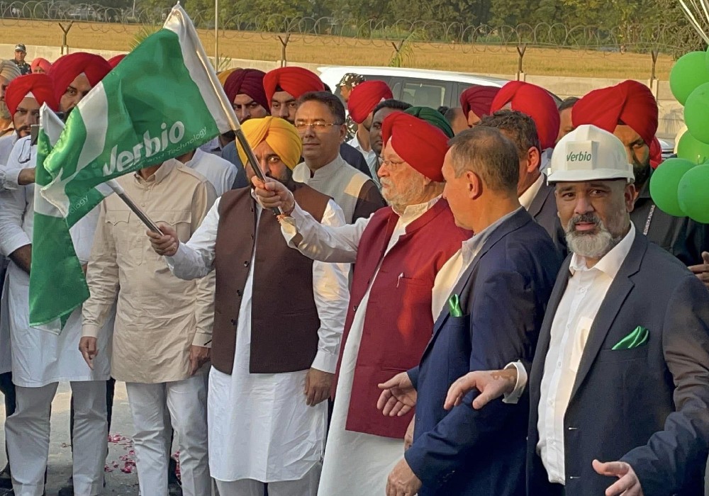 Joined Punjab CM & other dignitaries at inauguration of CBG Plant of Verbio in Lehragaga, Sangrur, Punjab built with an FDI of ₹220 cr